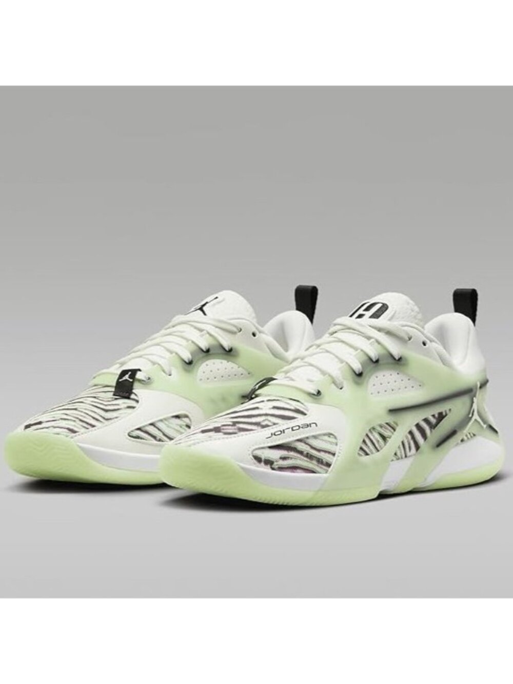 Nike Jordan Heir Sail Black Vapor Green Women's Basketball Shoe Size 8